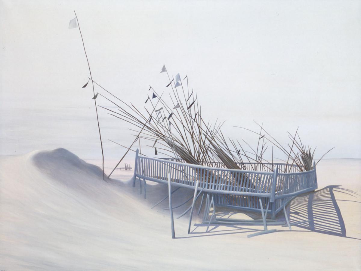 Eduard Angeli, The End of the Journey, 1976, Acrylic on Canvas