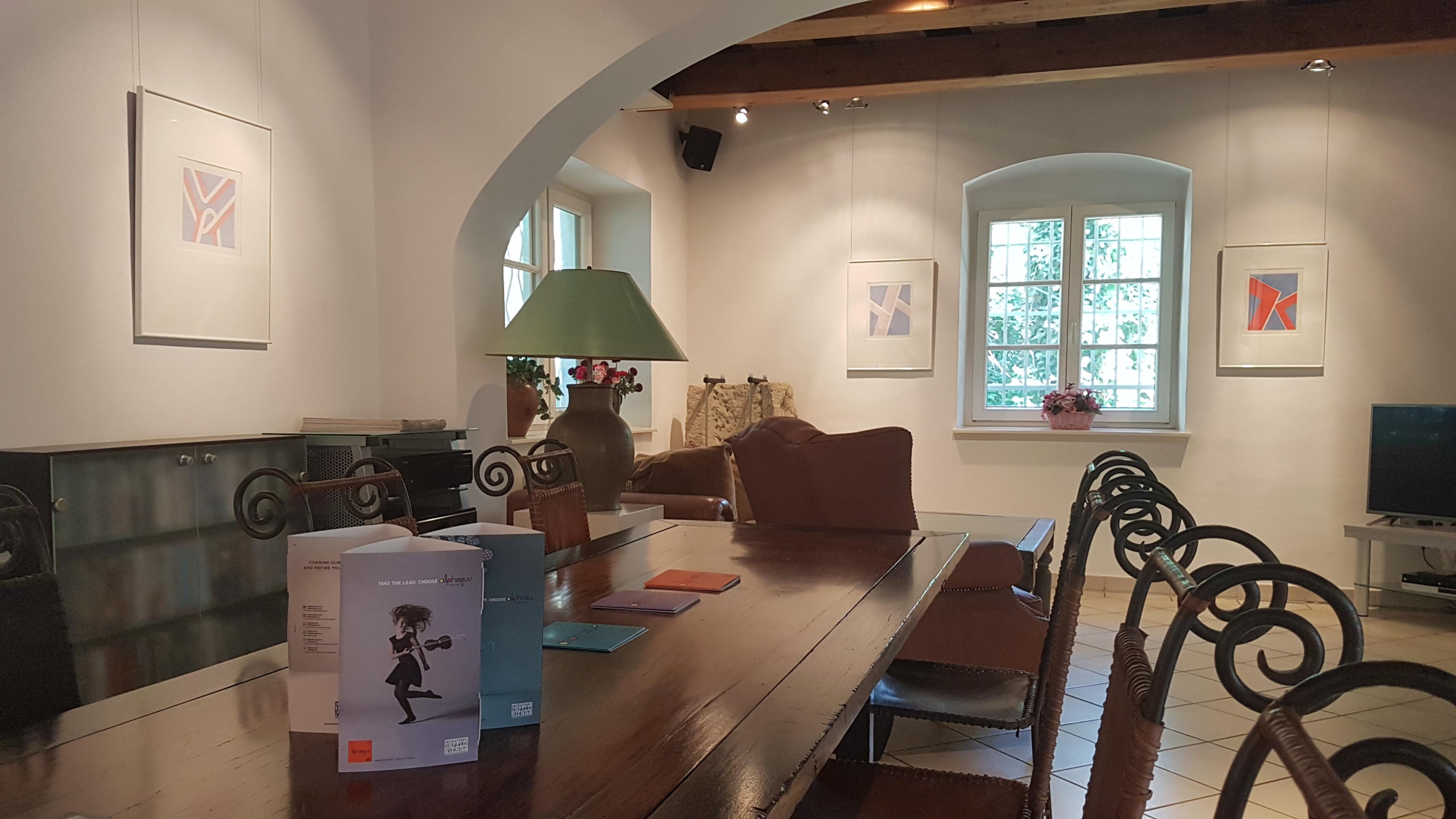 Ausstellungsansicht "Florentina Pakosta", Infeld Haus der Kultur Halbturn, 2019