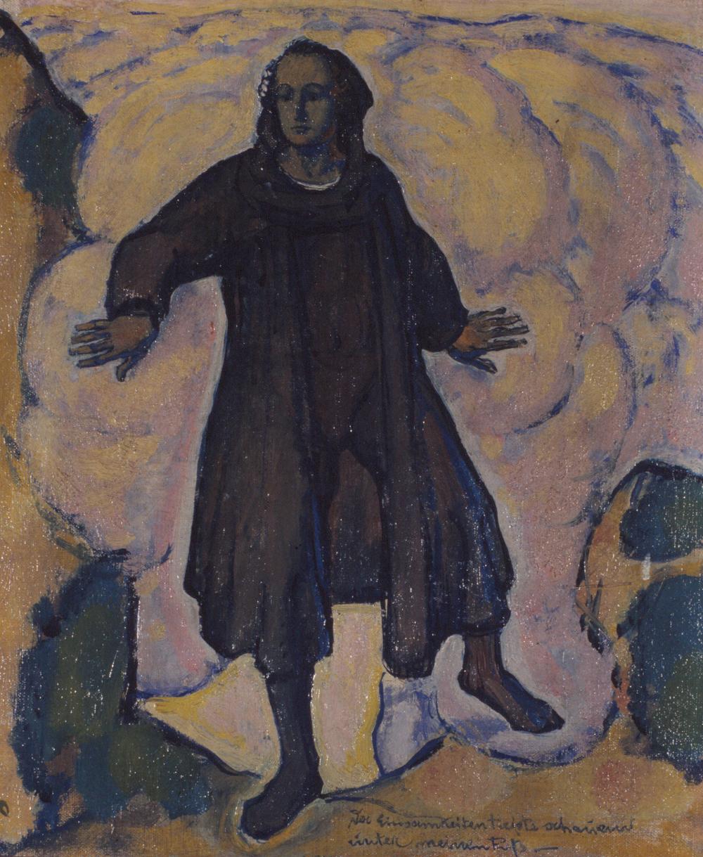 Koloman Moser, Allegorical Figure, 1915, Oil on Canvas