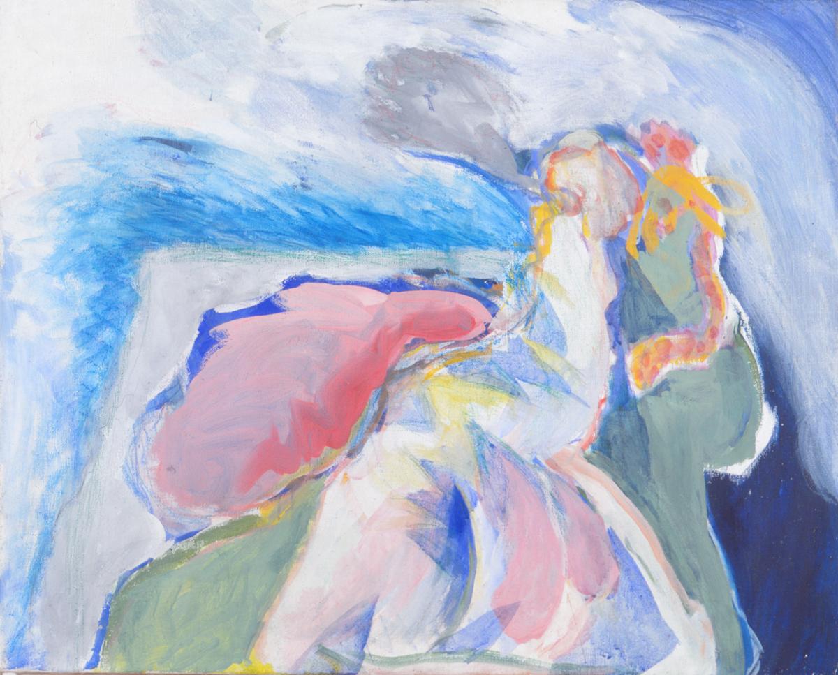 Kurt Kappa Kocherscheidt, Girlfriends, 1968, Oil on Canvas