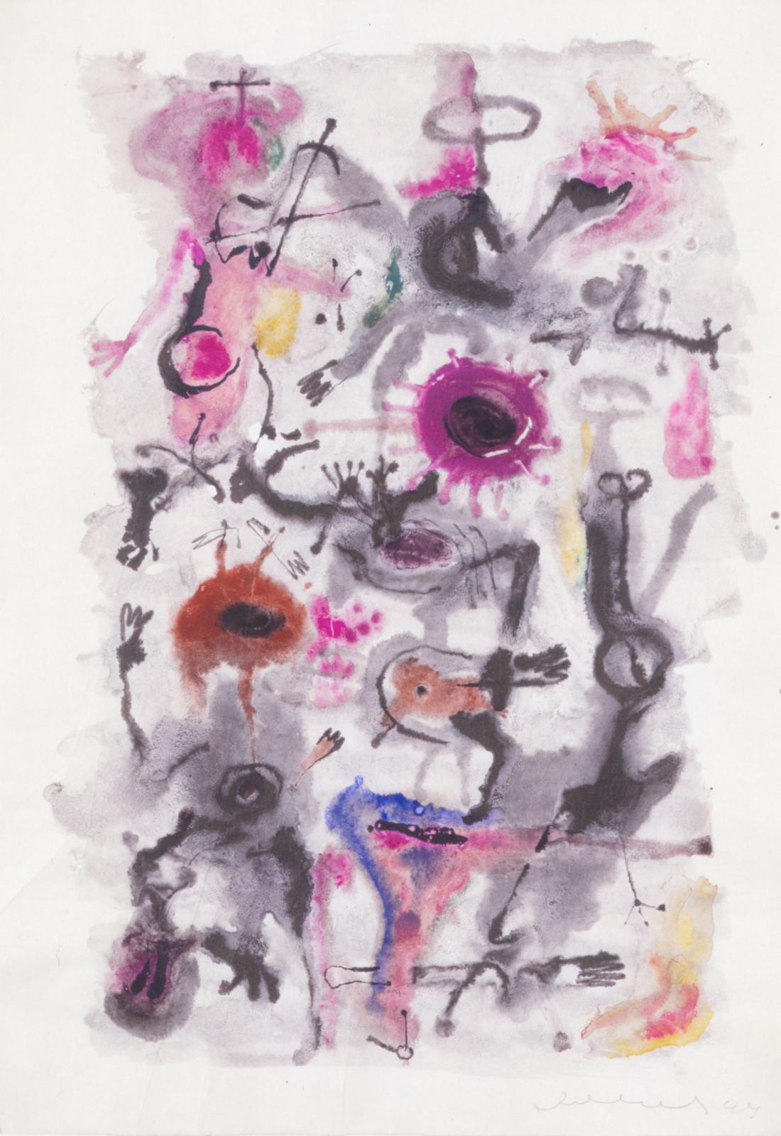 Oswald Oberhuber, Untitled, 1949, Mixed Media