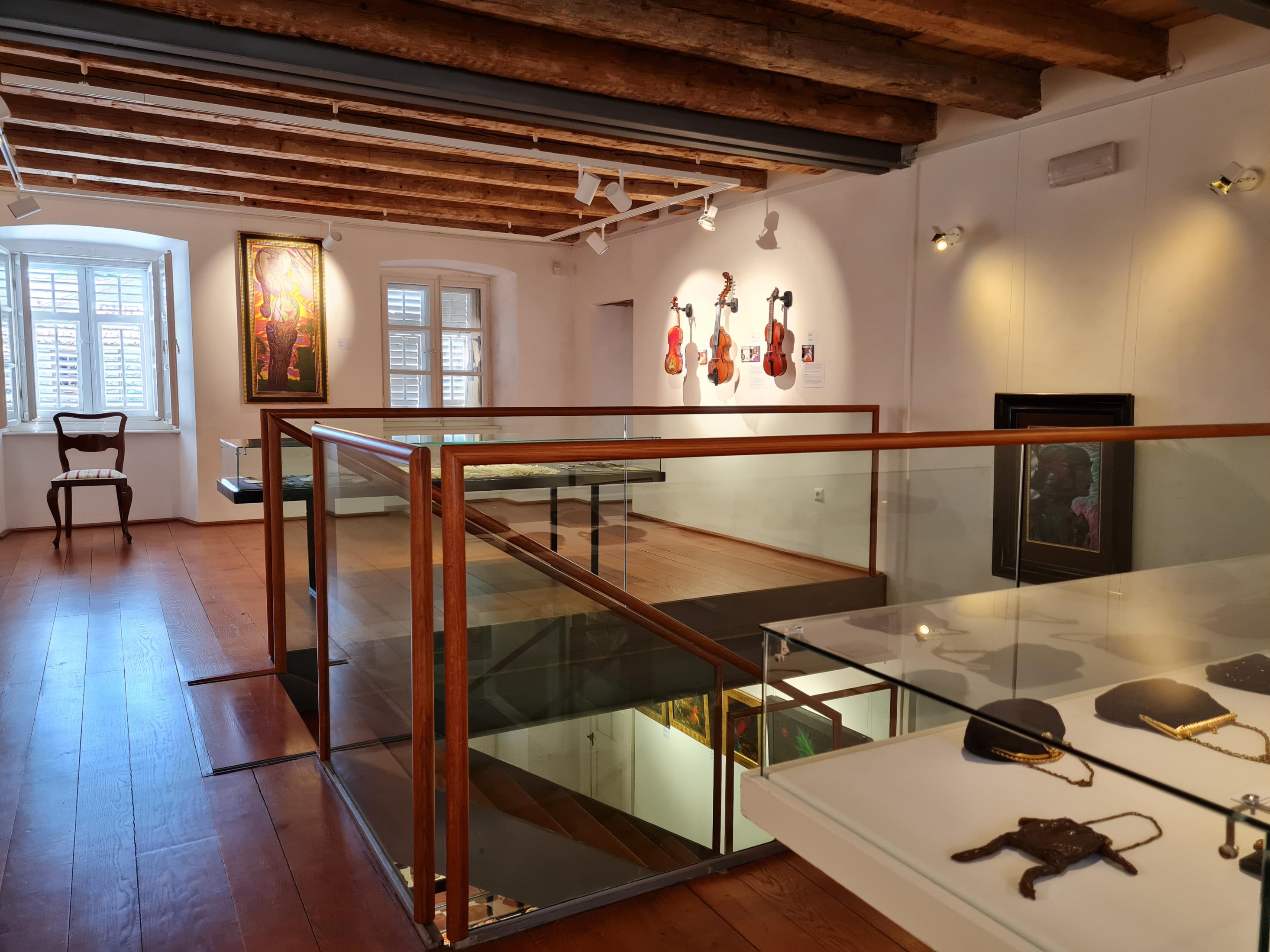 Exhibition view, "Highlights", Infeld Cultural Center, Dobrinj, Island of Krk, Croatia, 2021