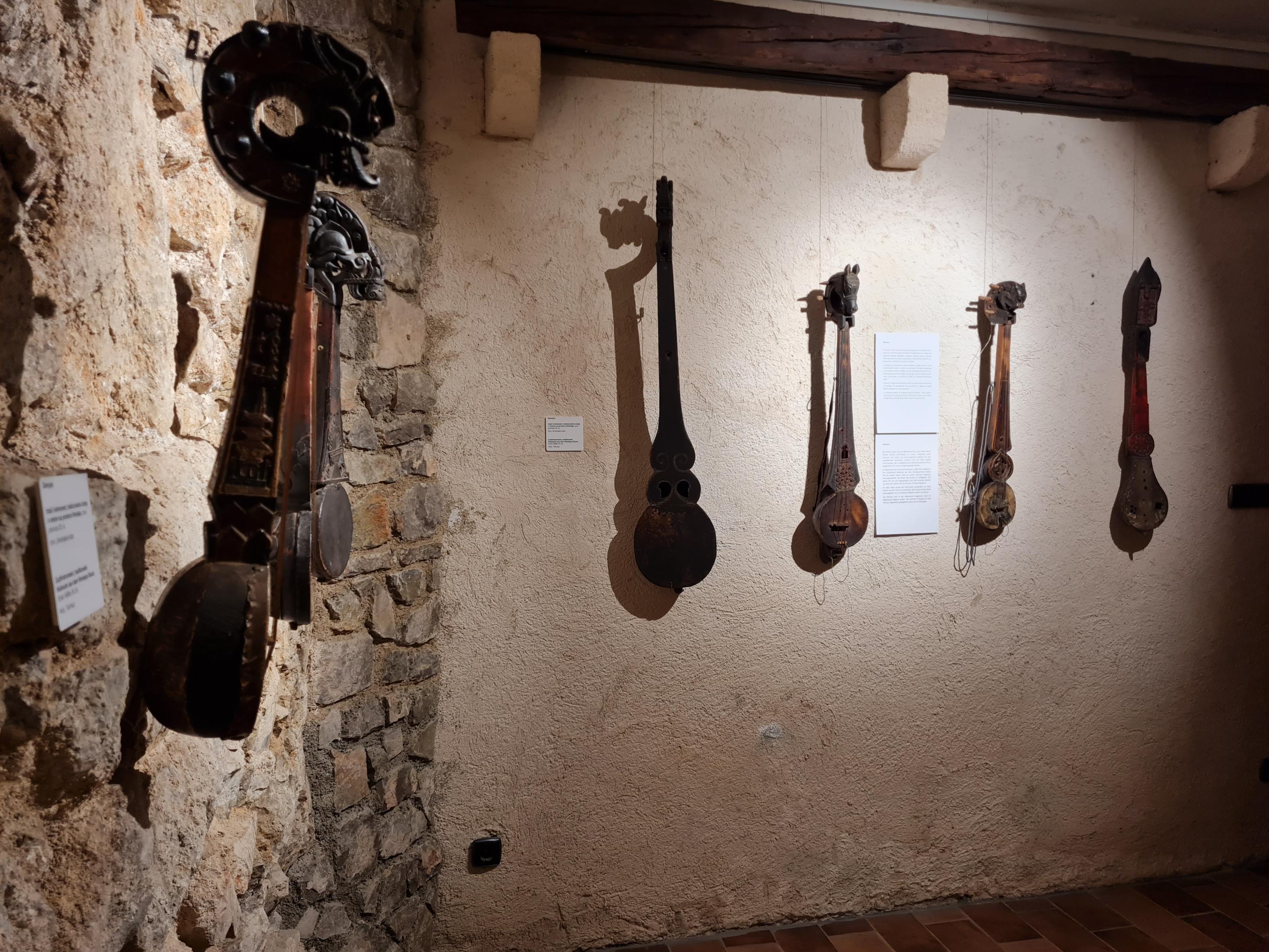 Ethnic instruments , Exhibition "Art & Sound", Infeld Cultural Center, Island of Krk, Croatia, 2022