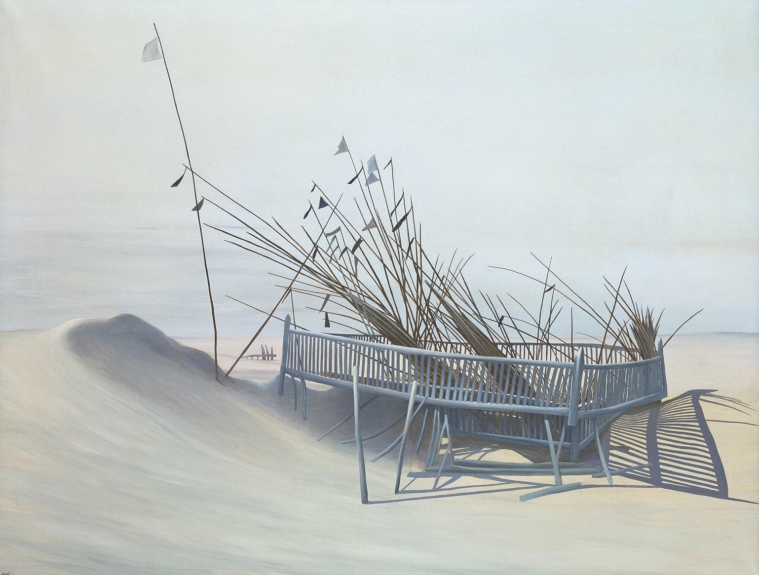 Eduard Angeli, The End of the Journey, 1976, Acrylic on Canvas